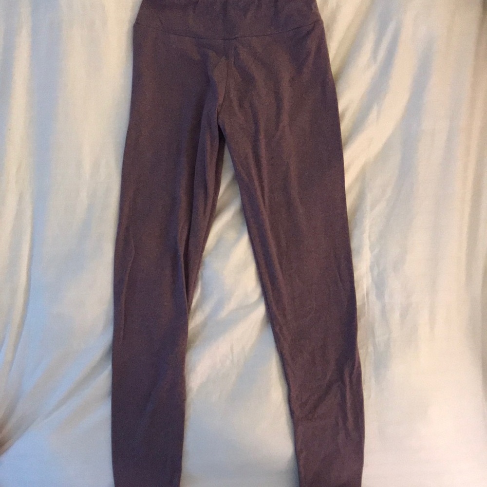LuLaRoe Purple Leggings - One Size